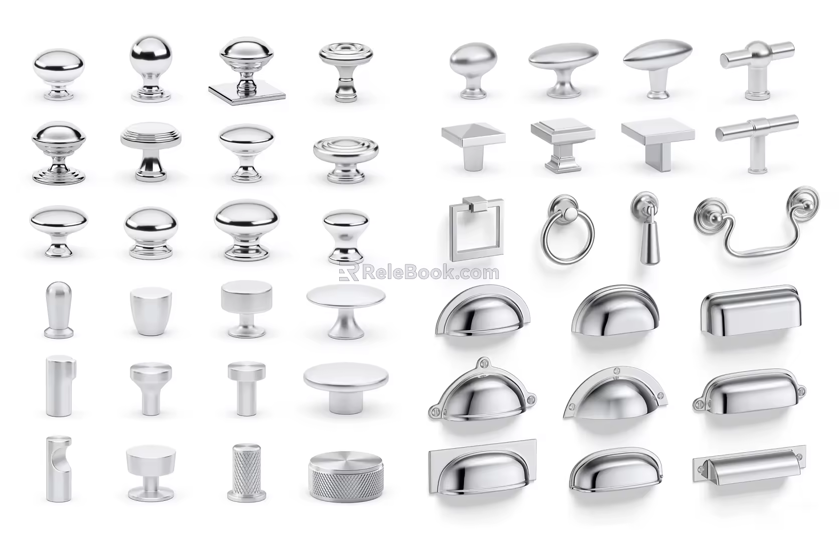 Modern Handle Door Handle 3d model