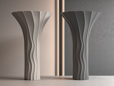 Modern Column Heterosexual Column Decorative Column 3d model