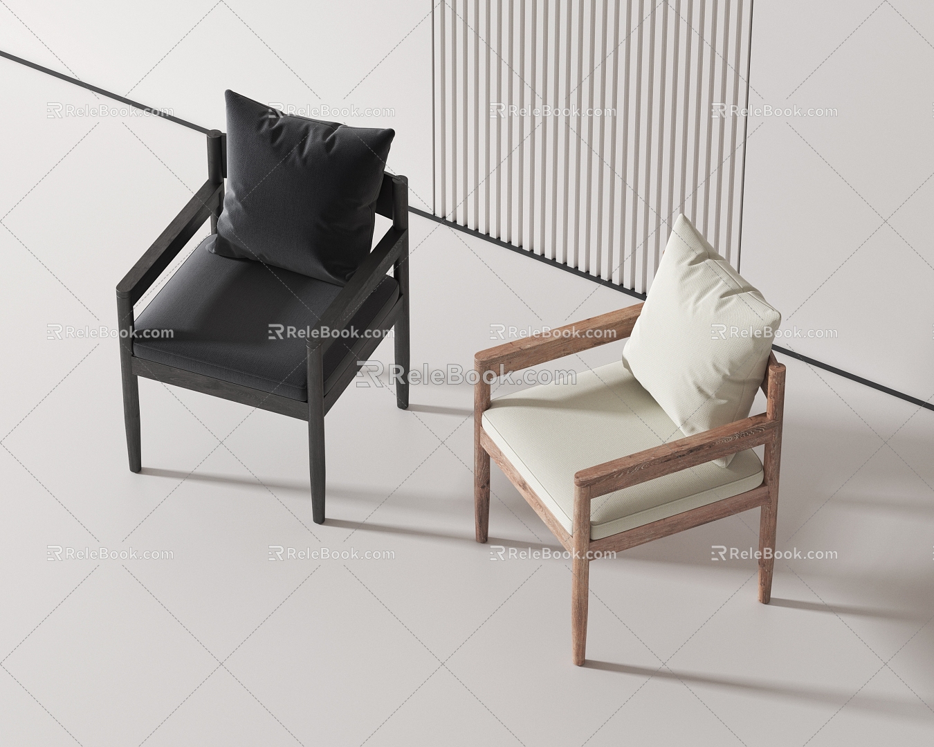 single chair 3d model