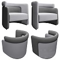 Sofa Multi-person Sofa Leisure Sofa Sofa Chair Sofa Stool 3d model