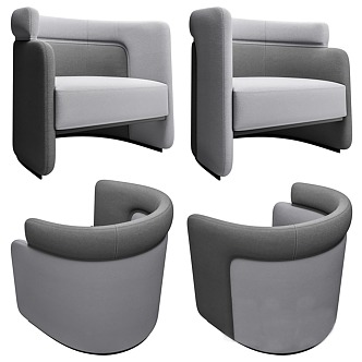 Sofa Multi-person Sofa Leisure Sofa Chair Sofa Stool 3d model