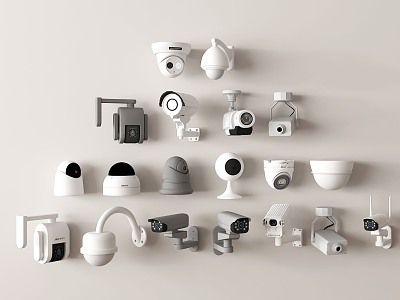 Security surveillance camera combination model