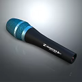 Sennheiser E835 Dynamic Handheld Microphone With Blue Mesh Grille And Black Handle