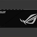ASUS ROG Gaming Power Supply Unit With Black Silver Stripes And Multiple Ports