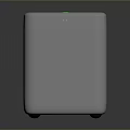 Shuttle Compact Mini PC With Blue Top Panel Control Buttons Green Indicator Light And Modern Design