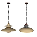 Modern Middle Style Chandelier 3d model