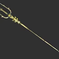 PBR Next Generation Poseidon Trident Poseidon Gun Spear Poseidon Long Handle Weapon Cold Weapon Artifact 3d model