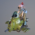 Anime Characters Dragon Ball Girls Game Characters 3d model