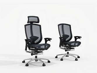 modern office chair staff chair 3d model