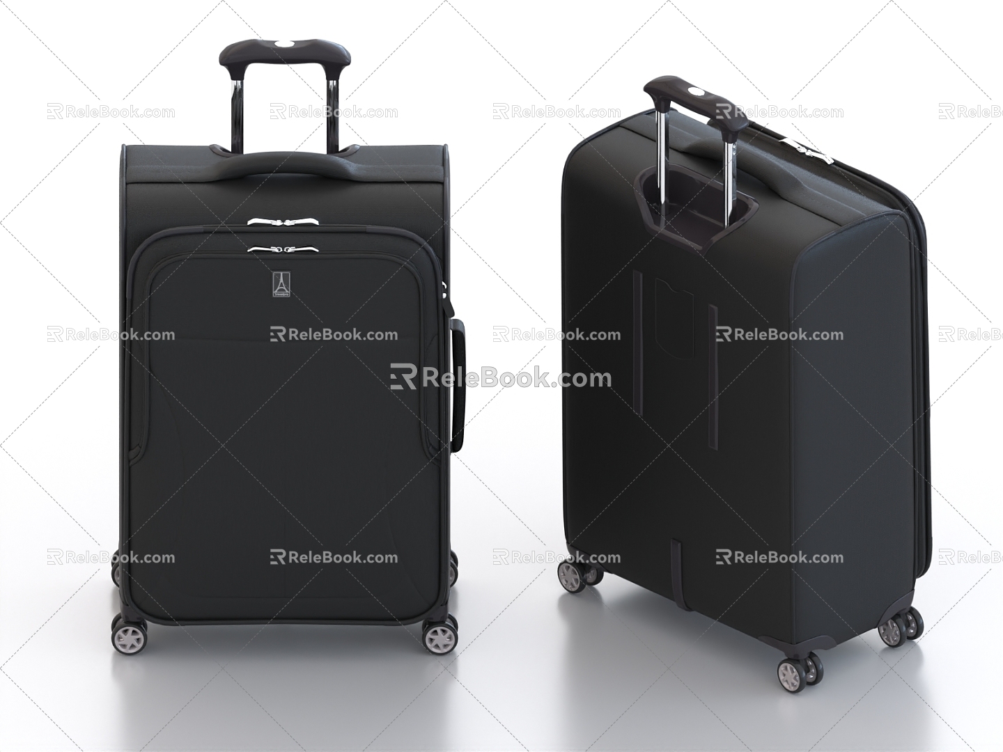 Trolley Luggage Case Luggage Case Suitcase 3d model