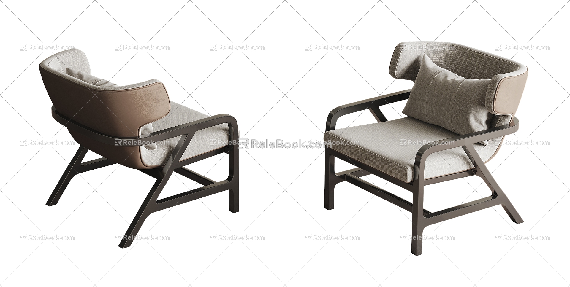 modern leisure chair 3d model