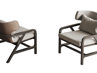 modern leisure chair 3d model