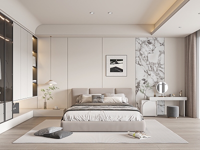 Modern Bedroom 3d model