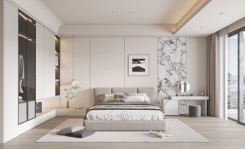 Modern Bedroom 3d model