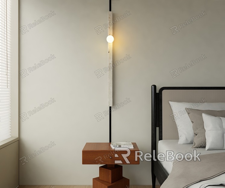 Modern wall lamp model