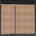 Natural Brown Bamboo Blinds With Vertical Striped Design For Window Decoration