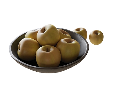 Apple Fruit Plate Ornaments Fruit model