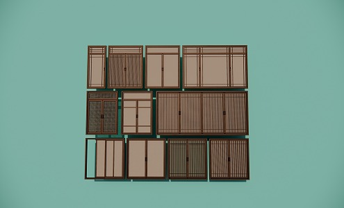 Japanese Windows 3d model