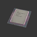 Intel Core i5 Desktop Processor with Silver Heat Sink and Blue Circuit Board