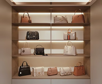 Modern Handbag 3d model