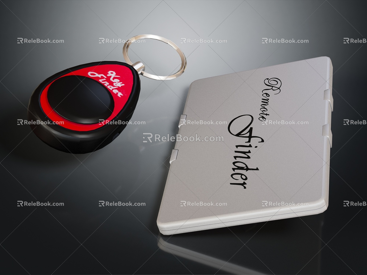 Modern Key Car Key 3d model