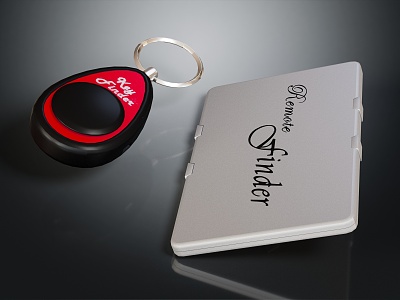 Modern Key Car Key 3d model