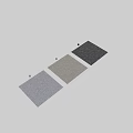 Polished Terrazzo Floor Tiles Three Color Options With Gold Teapot Decoration