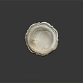 Classic Stone Garden Ornament Pedestal Bowl With Intricate Carved Details