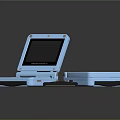 Modern game console Nintendo game console 3d model