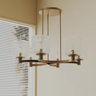 Modern chandelier 3d model