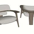 Elegant Modern Dining Chairs with Wooden Frame and Upholstered Seat Design