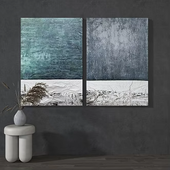 modern decorative painting 3d model