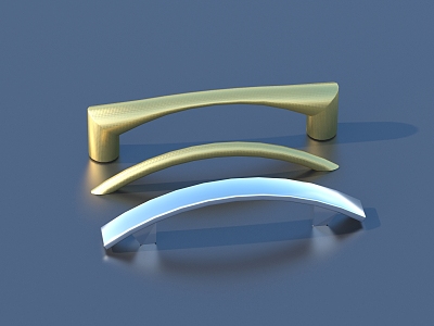 Door handle hardware 3d model