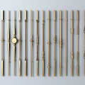 Various Stylish Railings With Ornate Patterns Golden Finishes And Classic Designs