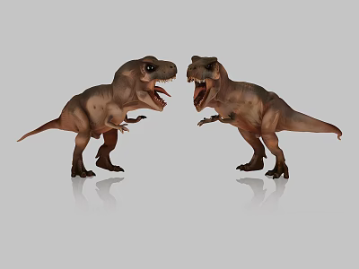 Dinosaurs Jurassic Animals Tyrannosaurus Raptors Spinosaurus Leoparosaurus Stegosaurus Long-necked Dragon Triceratolaurus Double-crowned Dragon Tyrannosaurus Pterosaurus 3d model