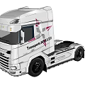 DAF Transportes VILLE Truck Sleek Modern Design On Road In Motion