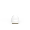 Fashionable White Clogs With Sturdy Brown Sole Perfect For Daily Wear