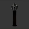 Black Revolver With Metal Barrel And Textured Grip Design Features
