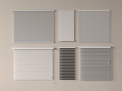 Modern venetian blinds 3d model