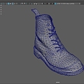 Next Generation Boots Medium Boots Leather Boots PBR White Boots 3d model