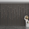 Modern background wall 3d model