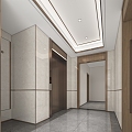 Lobby elevator room 3d model