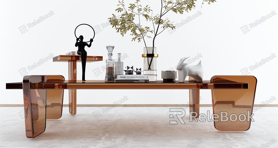 Modern coffee table model