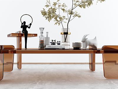 Modern coffee table model