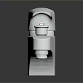 Modern Silver Metallic Faucet Design With Shiny Finish And Single Handle