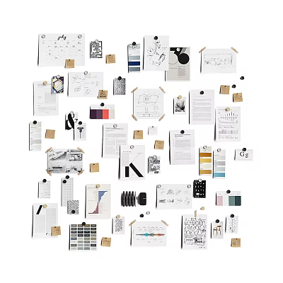 Modern Post-it Office Post-it Paper 3d model Modern Post-it Office Post-it Paper 3d model