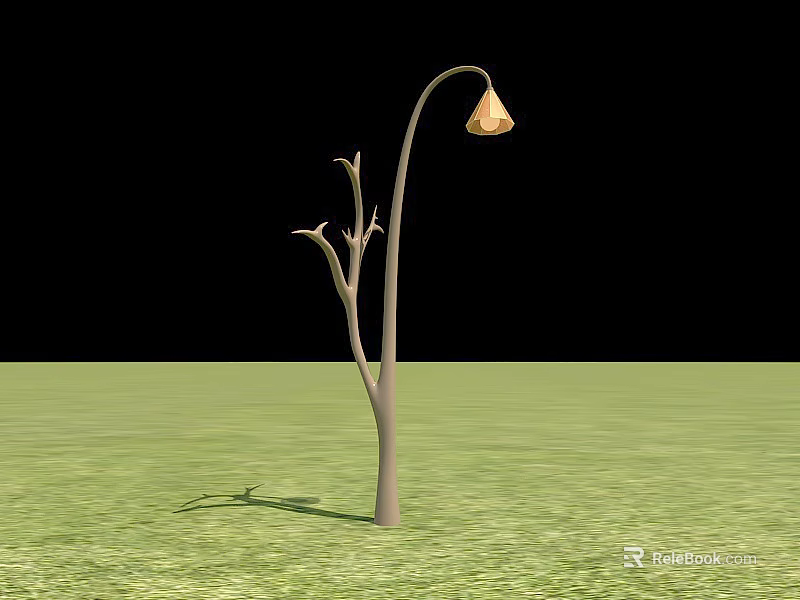 Outdoor Light Branch Shaped Design Illuminated For Garden Lawn Area Lighting 3d model 