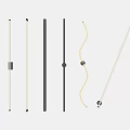 Contemporary Wall Lamps With Sleek Curved And Straight Design For Home Decor