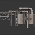 Heavy Duty Industrial Equipment With Steel Platform Pipes And Mechanical Structure