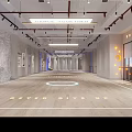 Spacious Fitness Studio With Wooden Floor Circular Light Area Hanging Lamps And Decorative Walls
